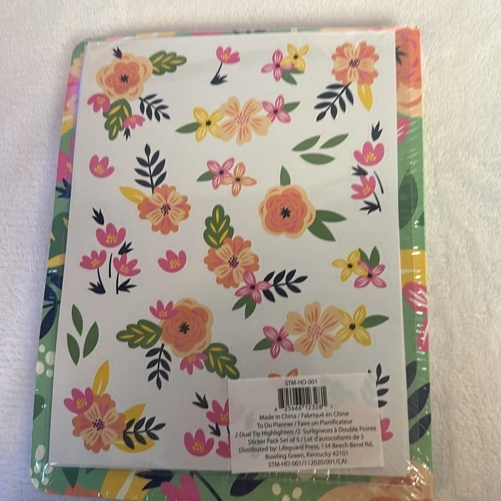 Steel Mill & Co. To Do Planner Floral Ring Binding New